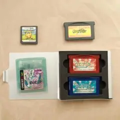 ポケットモンスター ルビー・サファイア・クリスタル など5本セット
