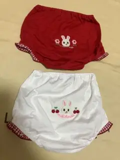 未使用に近いミキハウス　ブルマ2枚セット