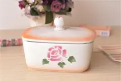 限定品　マニー　ローズ　陶器　ウェットシートボックス 薔薇　新品