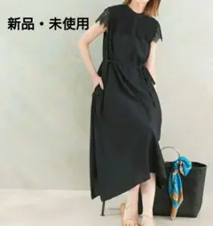 アーバンリサーチ　ワンピースレース　ブラック