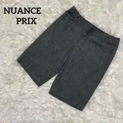 【ニュアンスプリ】ハーフパンツ チャコールグレー メンズ40