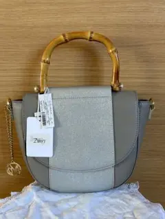 ミキシングブルー　2ウェイショルダーバック　新品