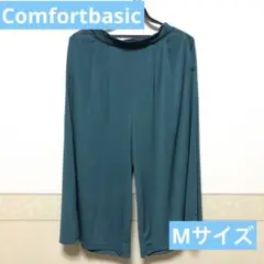 レディース　ガウチョパンツ　Mサイズ　ダークグリーン 中古品