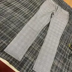 サイズ表示L チェック柄のパンツ