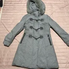 クレージュダウンフェザーダッフルコート GY
