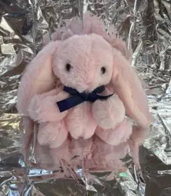 ふわふわピンクのうさぎのぬいぐるみ・ハンドメイド
