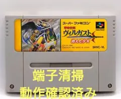 【動作確認済み】SFC レトロゲーム　甲竜伝説ヴィルガスト　裏面シール剥がれ