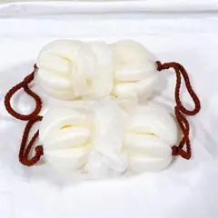 2個❣️ボディスポンジ 泡立てネット ボディ用 濃密 もこもこ 垢すり