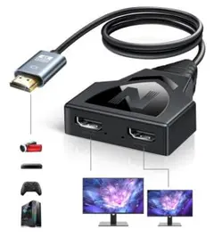 NEWCARE 4K HDMI スプリッター1入力2出力