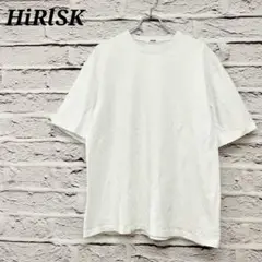 R5225 HiRlSK 半袖Tシャツ クルーネック ホワイト シンプル