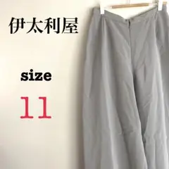 伊太利屋　イタリヤ【11】レディース　シンプルパンツ　ゆったりめ　スラックス