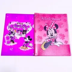 ディズニー ミッキーマウス＆ミニーマウスクリアファイルセット まとめ売り