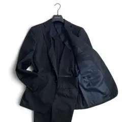 【P.S.FA】ビジネススーツ セットアップAB7 黒 180cm フォーマル