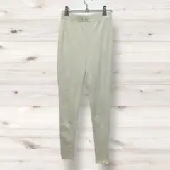 レギンス　サーマル　ワッフル　着回し　春秋冬　1024T