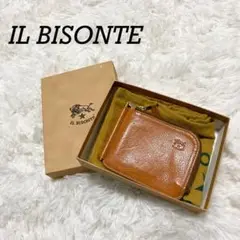 極美品✨ ILBISONTE イルビゾンテ マネークリップ 小銭入れ キャメル