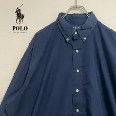 ◎RALPH LAUREN メンズ　長袖ボタンダウンシャツ　XL D3X4