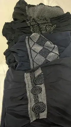 まとめ売り　兵児帯4点　　しぼり