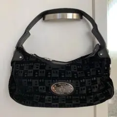 BALLY ショルダーバッグ ブラック×シルバー