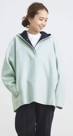 新品 yori ライトフーデットジャケット ミント コート