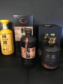 G3)中国醤香型白酒500ml*3本国醤1949，貴州国茅、品鑒VIP 飲み比べ G3)中国醤香型白酒500ml*3本国醤1949，貴州国茅、品鑒VIP 飲み