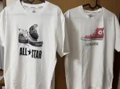 CONVERSE ALL STAR Tシャツ 2枚セットLサイズ 最終値下げ