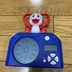 コラショ　目覚まし時計　青