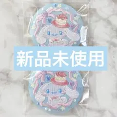 サンリオキャラクターズ 刺繍缶バッジ ビスケット シナモンロール シナモン