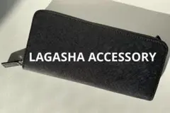 LAGASHA ACCESSORYのラウンドジップ長財布