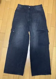 sedacle オーバーダイ加工カーゴデニム L
