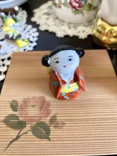 多田利子 おまもり福ちゃん オブジェ 置物 九谷 作家 工房 開運 縁起物
