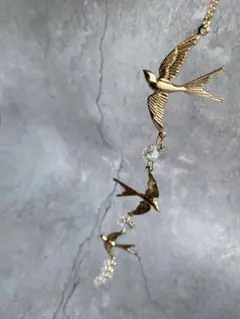 No.3 サンキャッチャー　ハンドメイド　ツバメ　スワロー　鳥　ナチュラル　11