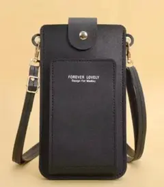 スマホショルダーバッグ ブラック
