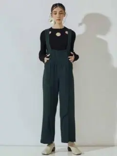 アンスリード フロントタックサスペンダーオールインワン