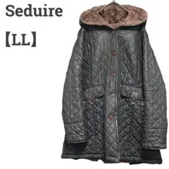 Seduire レディース LL キルティングボアコート かわいい♡秋冬 カーキ