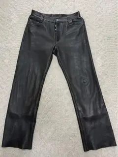 フラットヘッド ディアスキンパンツ　3007DC Ｗ32 ブーツカット ブラウン フラットヘッド ディアスキンパンツ 3007DC W32 ブーツカット
