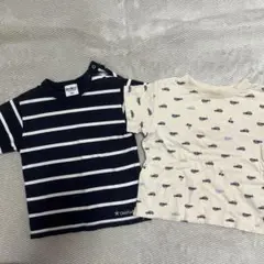 OshKosh B'Gosh & petit main Tシャツ2枚セット 90