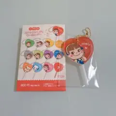 不二家 ハートキャンディキーホルダー