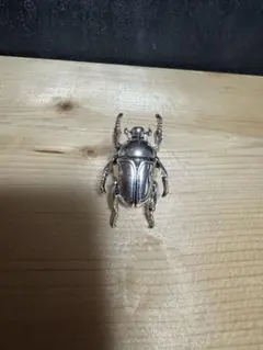 used シルバー　カブトムシ　昆虫　リング