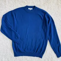 ユナイテッドアローズ ニット Mサイズ 青系（732）