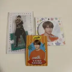 佐々木大光 アクスタ 缶バッジ プロフィールカード