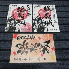 静岡県 浜松城 駿府城 限定 御城印セット