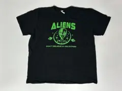 GILDAN ALIENS エイリアン 半袖Tシャツ　ブラック/グリーン　XL