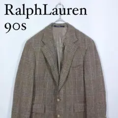 90s Ralph Lauren ウールテーラードジャケット ラルフ　M