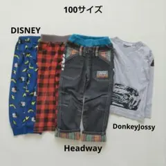 Headway DISNEY　男の子　パンツ Tシャツ ミッキー　100