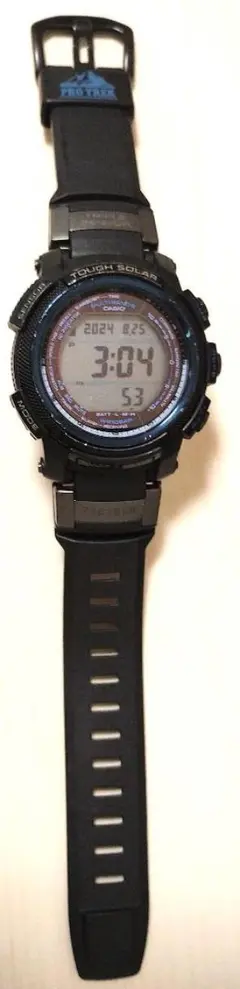 【かみみや】CASIO PROTREK PRW-2000Y／ブラック CASIO PRO TREK PRW-2000Y Tough Solar Case has scratches