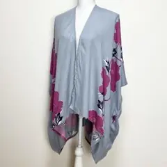 倭物やカヤ　ワモノヤカヤ　+NIPPON DNA カーディガン　花柄　牡丹