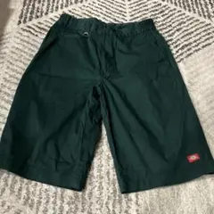 dickies ダークグリーン　ハーフパンツ　チノパン　美品