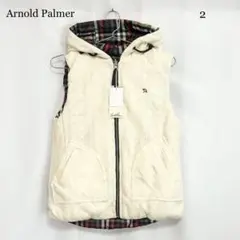 0062 Arnold Palmer リバーシブルダウンベスト 2サイズ