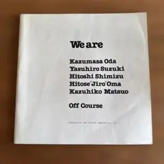 オフコース We areコンサートパンフレット