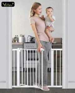 送料無料 Ycozy BabySafe ベビーゲート 取付幅115-144cm